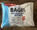 Spicy Chicken Sausage, Egg & Cheese Bagel