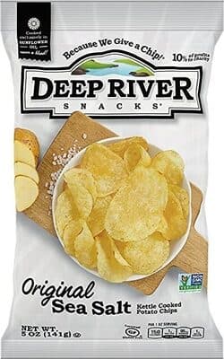 50% Reduced Fat Original Sea Salt Kettle Cooked Potato Chips