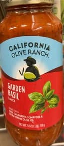 Garden basil sauce