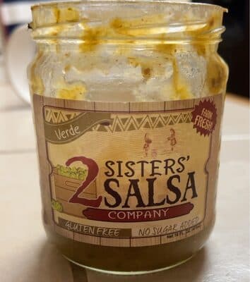 2 sisters' salsa company verde premium salsa