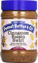 Cinnamon raisin swirl peanut butter