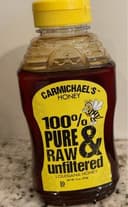 Pure and raw unfiltered honey