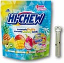 Chewy fruit candies tropical mix flavors standup
