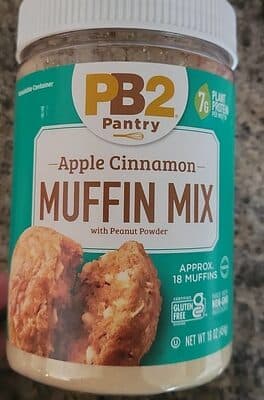Apple Cinnamon Muffin Mix With Peanut Powder