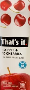 Apple + Date Fruit Bar