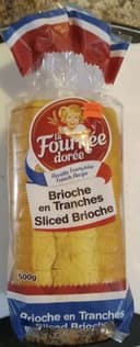 Brioche en tranches