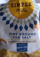 Fine Ground Sea Salt Almond Flour Crackers