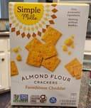 Farmhouse Cheddar Almond Flour Crackers