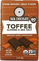 Toffee Almond & Sea Salt Organic Dark Chocolate