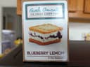Blueberry lemon ice cream sandwich