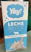 Leche reducida en grasa al 2%
