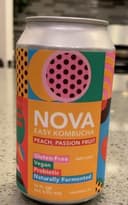 Easy Kombucha Peach, Passion Fruit