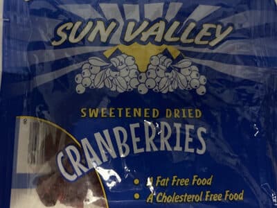 Sweetened Dried Cranberries