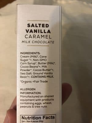 Salted Caramel Vanilla Milk Chocolate