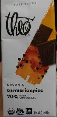 Chocolate (Dark) - Turmeric Spice