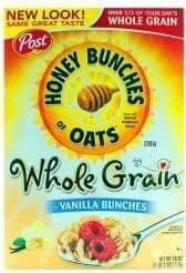 Honey bunches of oats vanilla clusters