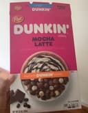 Dunkin cereal Mocha Latte