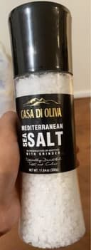 Atlantic sea salt with grinder