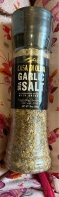 Garlic sea salt all natural