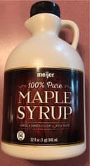 100% Pure Maple Syrup