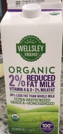 2 % Reduced Fat Milk