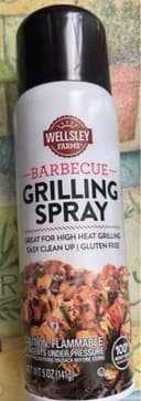 Barbecue grilling spray
