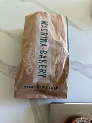 Macrina bakery, greek olive loaf