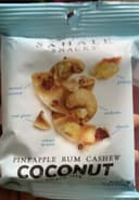 Pineapple Rum Cashew Coconut Snack Mix