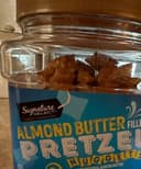 Almond butter filled pretzel nuggets