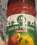 Duo de poivrons grillés