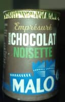 Yaourt malo emprésuré chocolat noisette