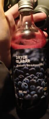 Blueberry drink concentrate
