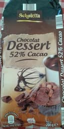 chocolat dessert 52% cacao