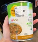 Organic lentil soup