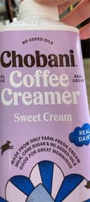 Chobani sweet cream