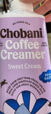 Chobani sweet cream