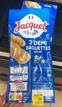 2 demi-baguettes