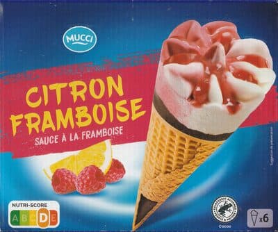 Citron framboise sauce à la framboise
