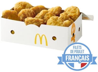 Boîte de 20 Chicken McNuggets