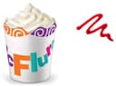 McFlurry vanille coulis fraise
