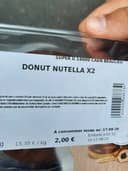 Donut nutella