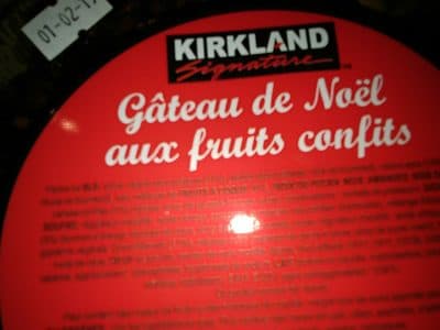 Gâteau de Noël aux Fruits Confits