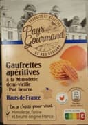 Gaufrettes apéritives à ma mimolette