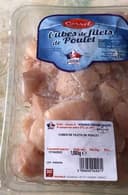 Cubes filet poulet