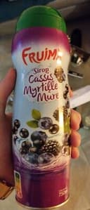 Sirop Cassis Myrtille Mûre