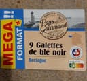 9 Galettes de blé noir Bretagne