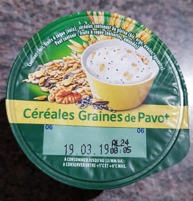 ACTIVIA céréales graines de pavot