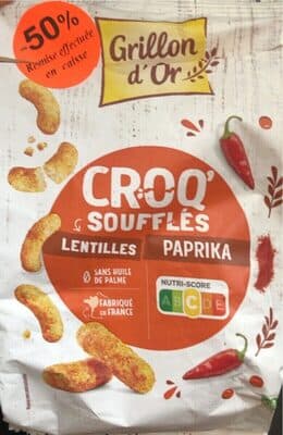 Croq’soufflés lentilles paprika