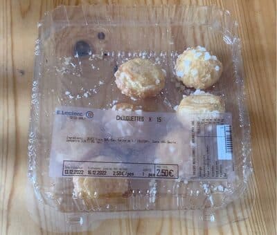 Chouquettes x15