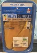 2 Filets de poulet jaune